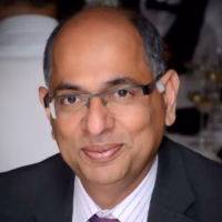 Portrait of Dr Umakant Dave MBE